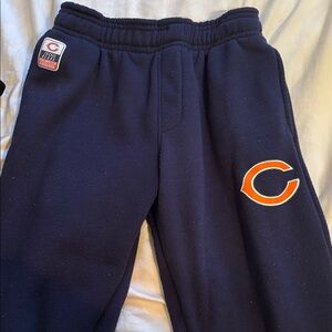 Boys Chicago Bears Navy and Grey Sweatpants